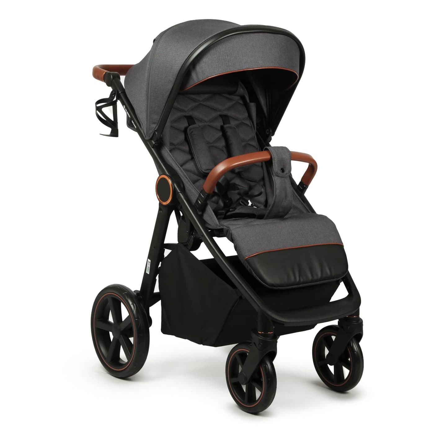 Коляска прогулочная Olsson Grand Dark Shadow, серый цвет